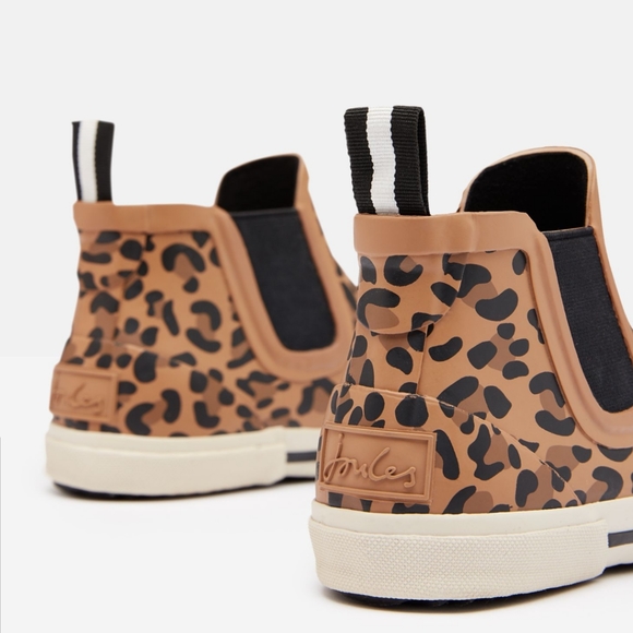 joules leopard print trainers